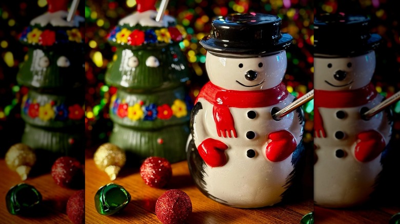 festive ceramic holiday drinks 