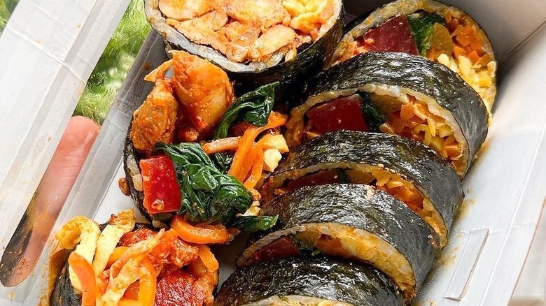 Kimbap in box