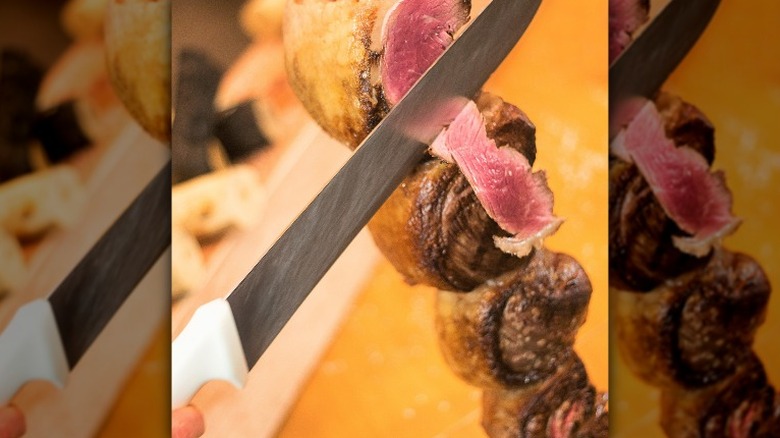 beef on skewer