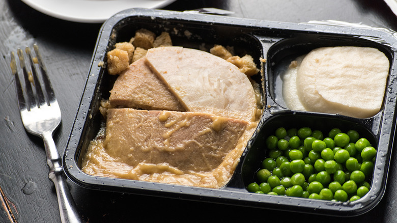 Turkey frozen TV dinner