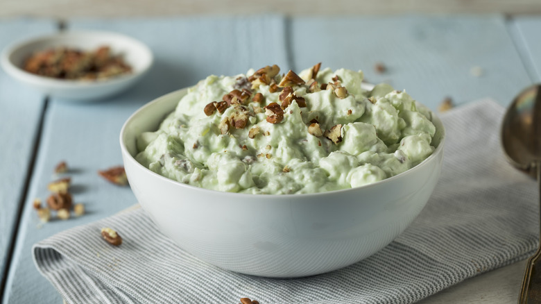 Bowl of watergate salad