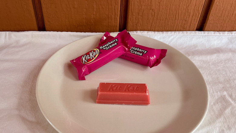 Raspberry Creme Miniature Kit Kats