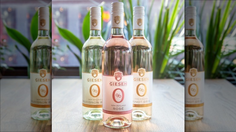 Three bottles of Giesen non-alcoholic wines