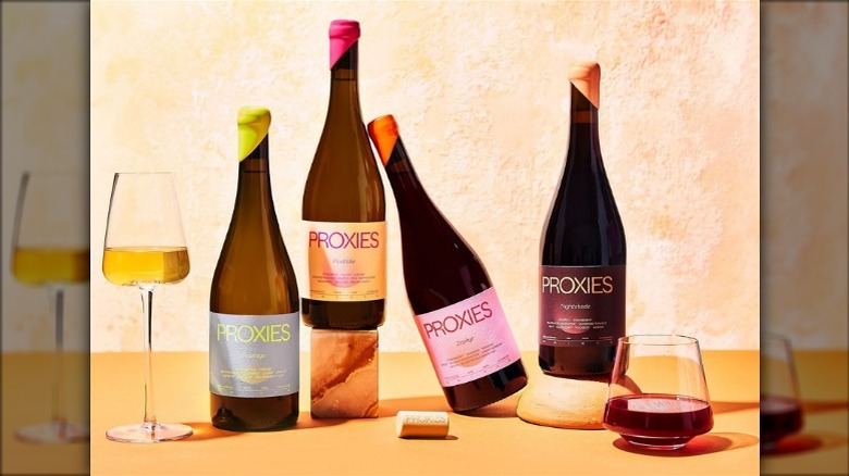 bottles of Proxies non-alcoholic bevaerages