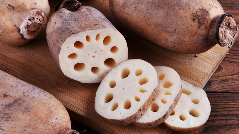 lotus root cut open