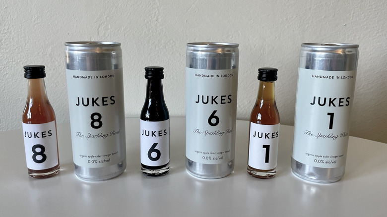 Jukes Cordialities products displayed