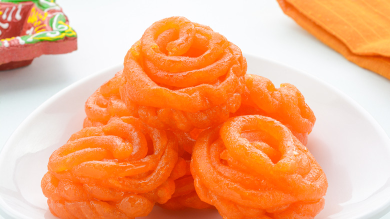 stack of orange jangiri