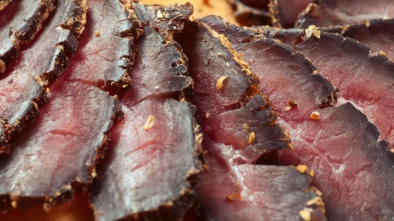 sliced biltong