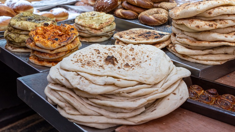 Pita with other flatbreads