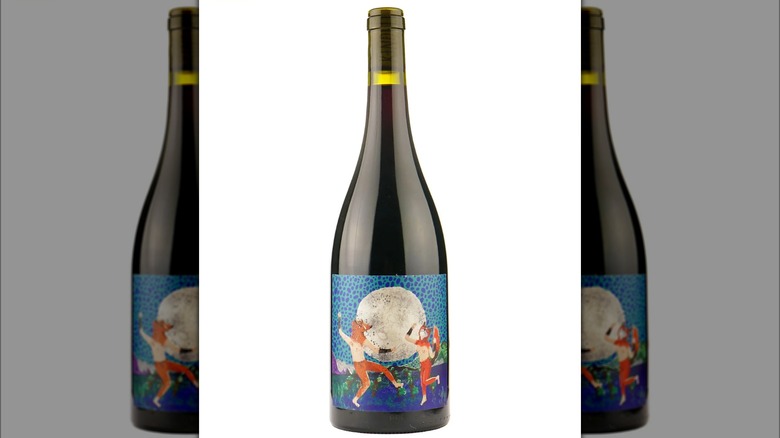 wine bottle with fun design