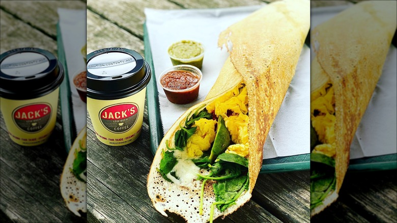 dosa and coffee