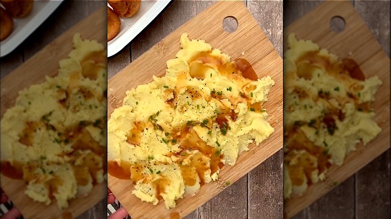 TikTok mashed potato board