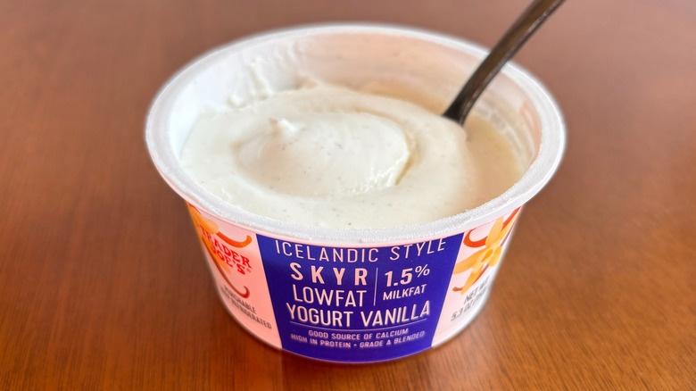 Trader Joe's vanilla skyr yogurt