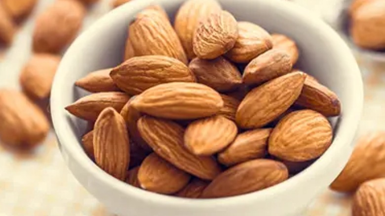 bowl of Monterey almonds