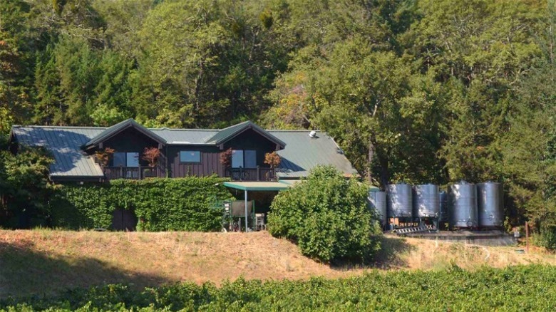 Keenan Winery with trees