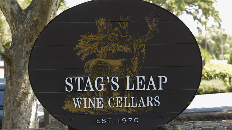 Stag's Leap Winery sign