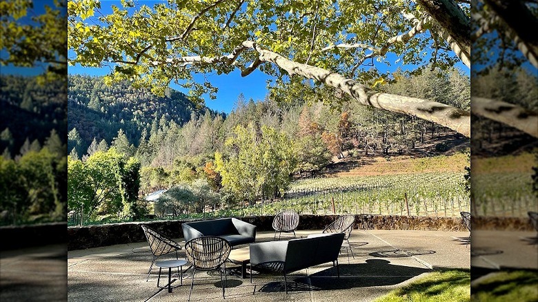 Stony HIll Vineyard with chairs