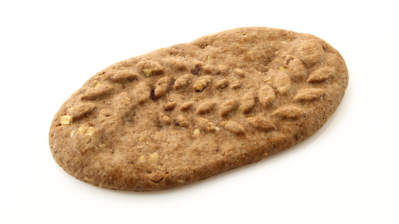 Belvita biscuit on white background