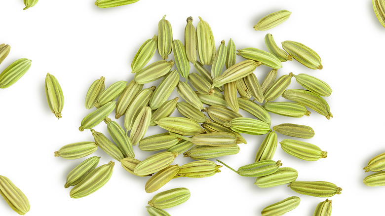 Dried fennel seeds