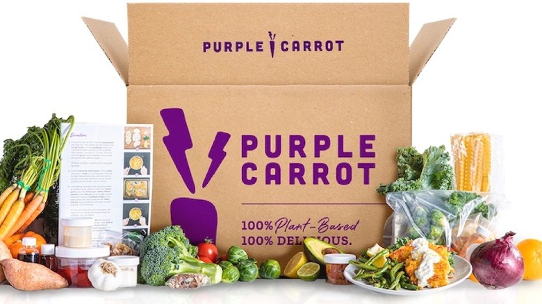 Purple Carrot meal box