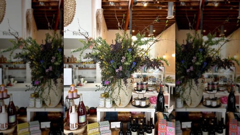 Interior of Botanica market