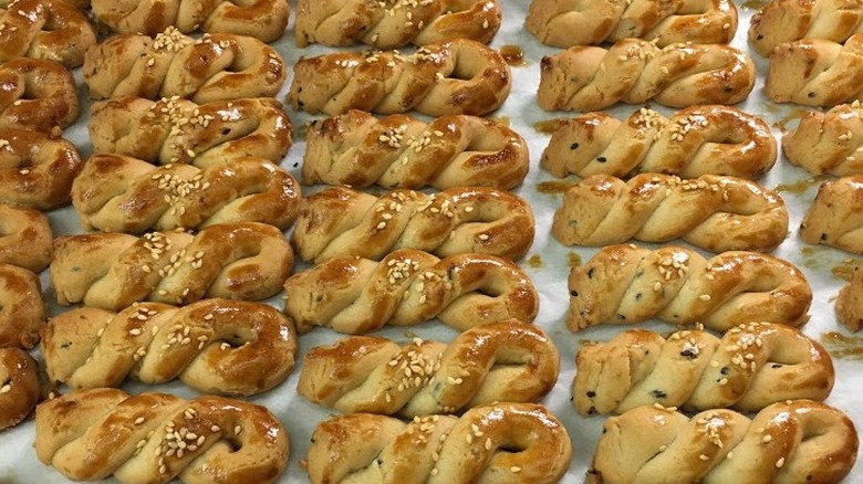 Freshly baked Armenian cookies