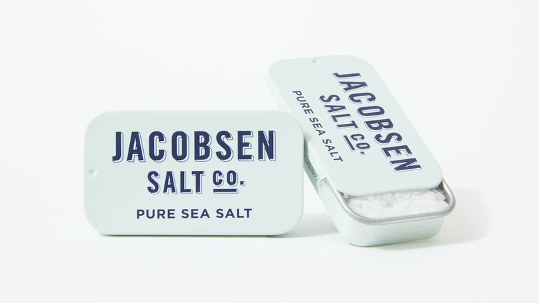 Jacobsen Sea Salt travel tins