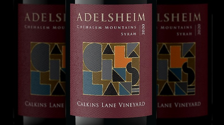 Bottle of Adelsheim syrah