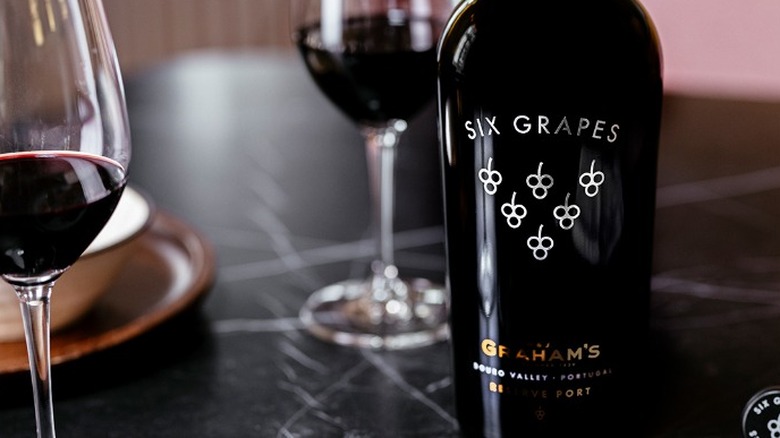 Graham's six grapes port