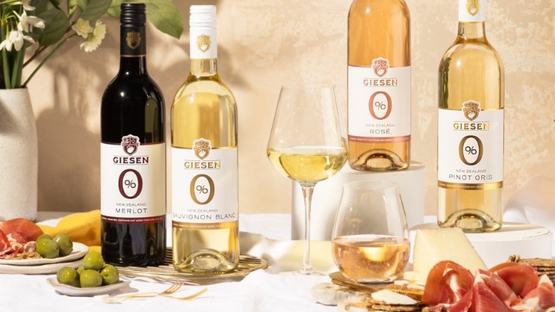 Giesen zero alcohol wines