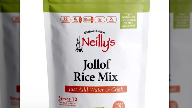 Bag of jollof rice mix