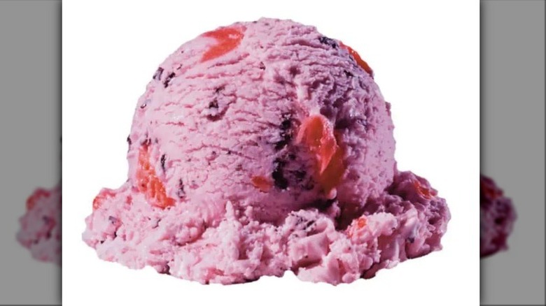 Cherry chocolate chip ice cream