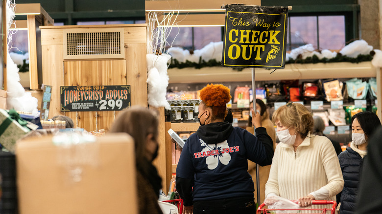 Trader Joe's checkout lane