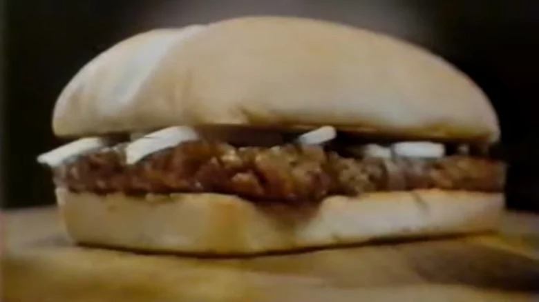 McDonald's chopped beefsteak sandwich