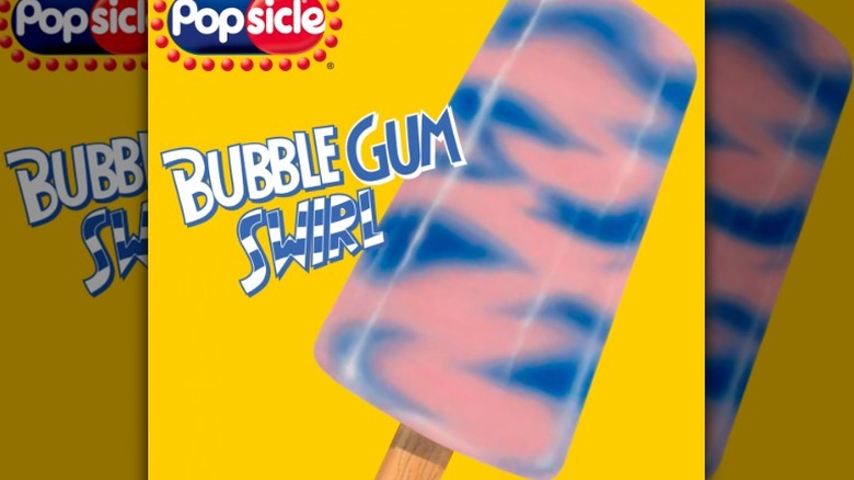 Bubblegum Swirl popsicle