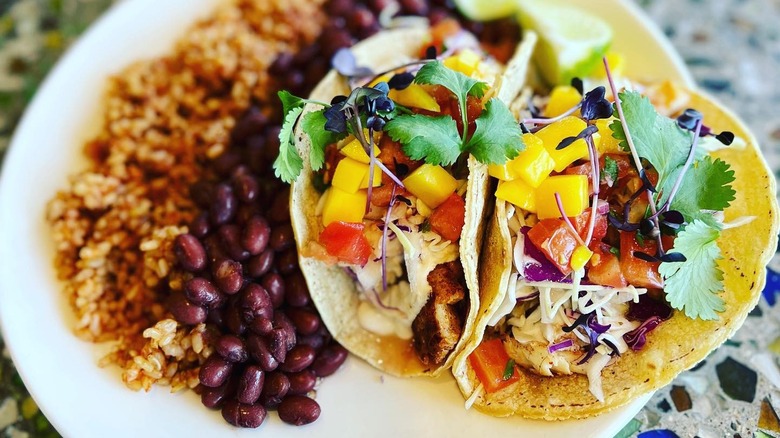 Taco from Haggo's Organic Taco