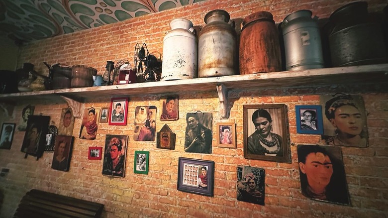 Interior décor at Ranchos Cocina