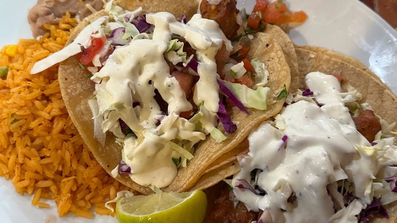 Tacos from Colimas Mexican Grill