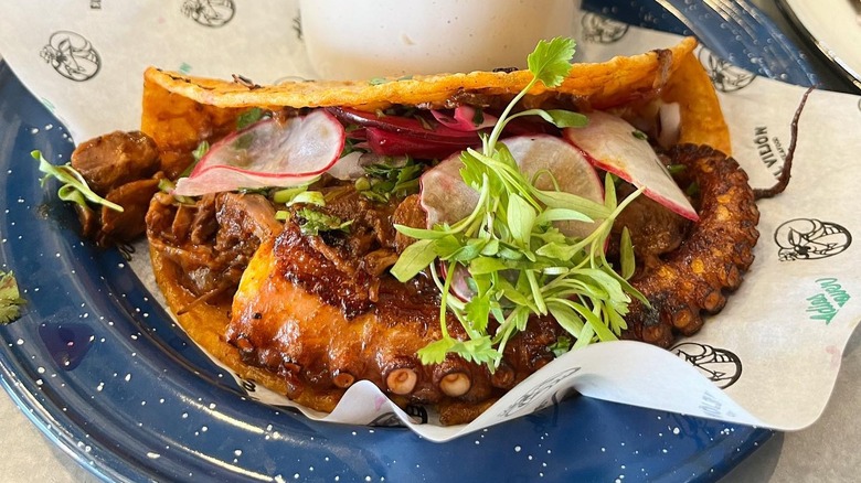 Taco from El Viejon Seafood