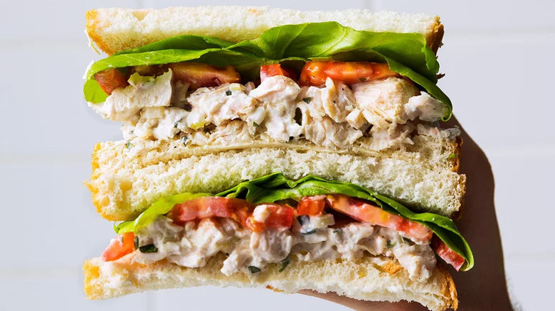 Sandwich with chicken salad