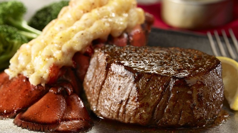 Flo's filet and lobster tail