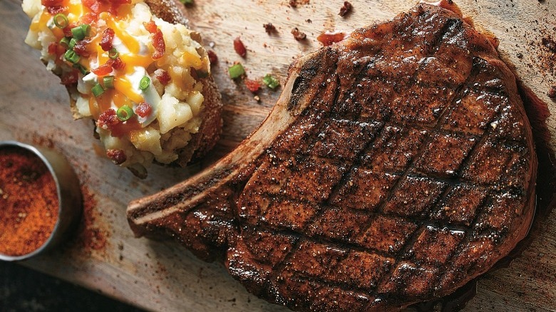 The outlaw ribeye from LongHorn