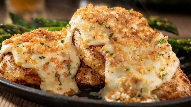 Parmesan crusted chicken from LongHorn