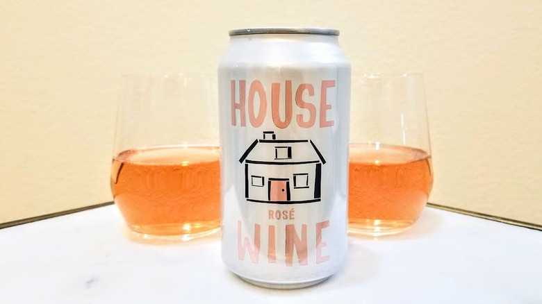 Can of House Wine rosé