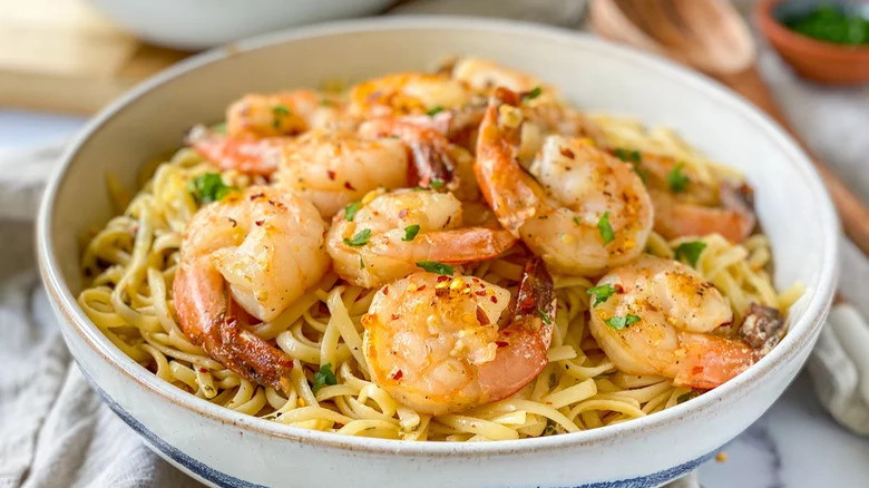 Spicy Shrimp Scampi