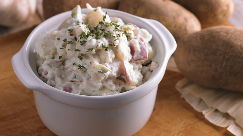 Potato salad in bowl