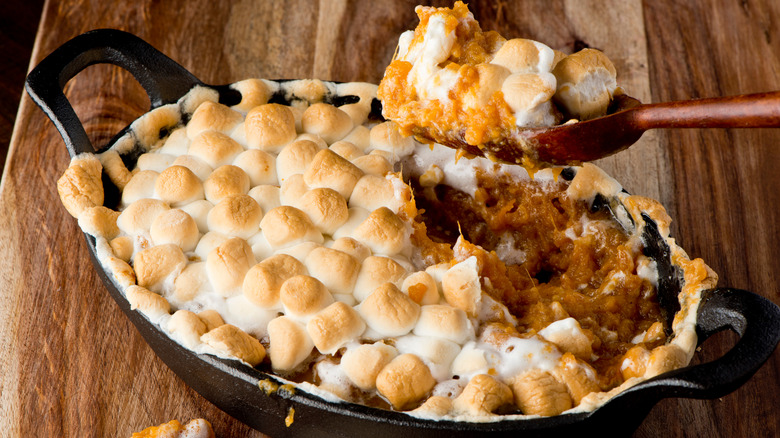 Candied yams in cast iron