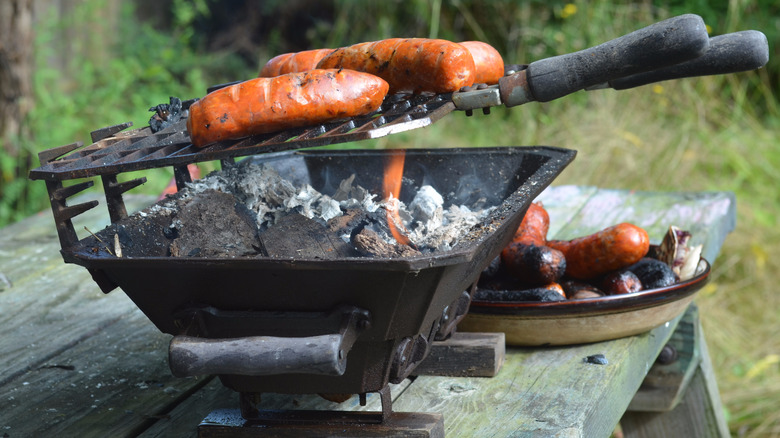 Tabletop hibachi grill