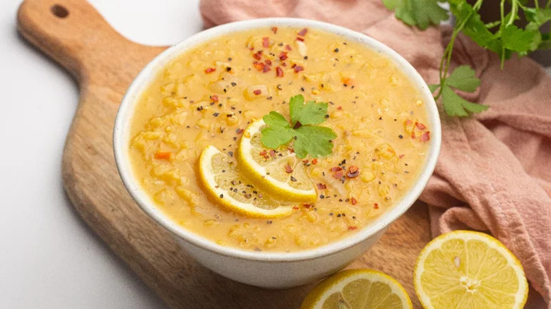 Red Lentil Soup With Lemon