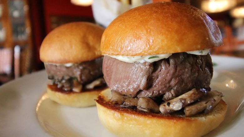 Capital Grille tenderloin sliders